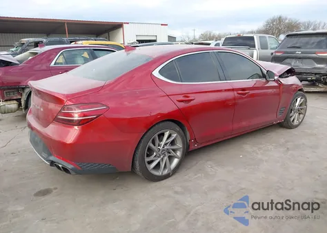 2022 Genesis G70 2.0T Rwd из США, поврежденный, VIN KMTG34TA0NU093699